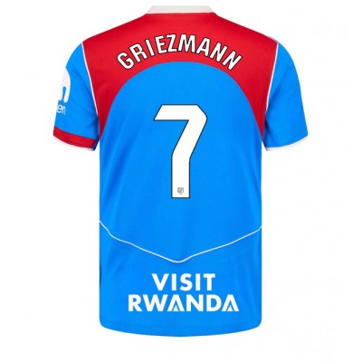 Moški Nogometni dresi Atletico Madrid Antoine Griezmann #7 Tretji 2025-26 Kratek Rokav Moški Nogometni dresi Atletico Madrid Antoine Griezmann #7 Tretji 2025-26 Kratek Rokav